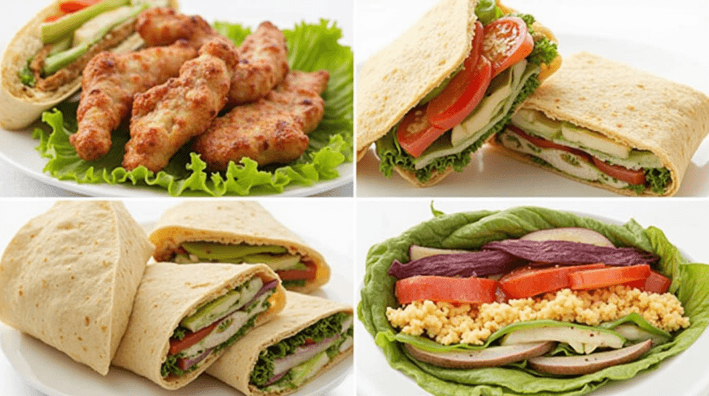 Wrap and Sandwich: A World of Flavorful Possibilities 5 wraps and sandwiches for different diets 1kiuljciduewhamb9nkj 2