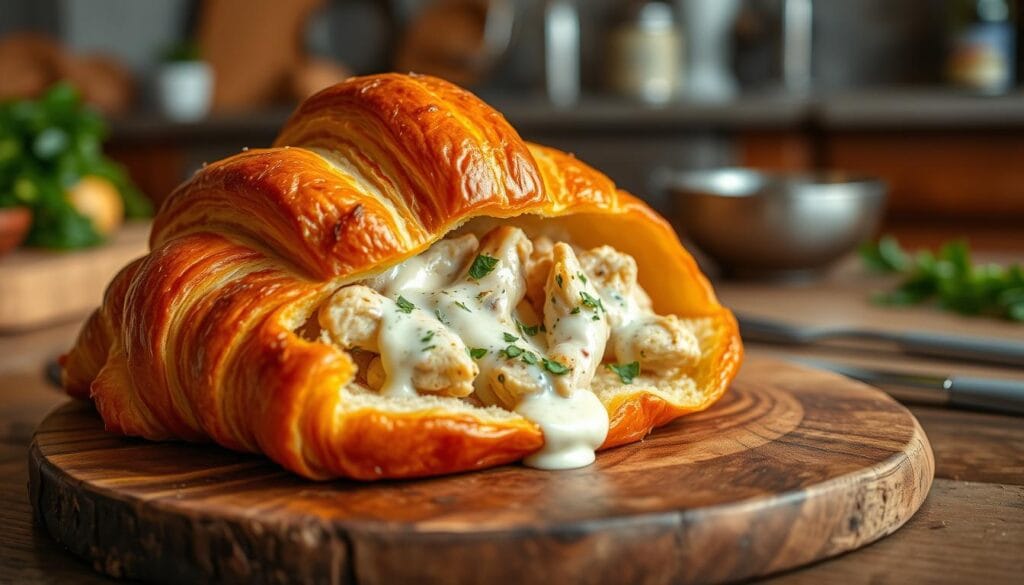 Chicken-Stuffed Croissant Chicken-Stuffed Croissant