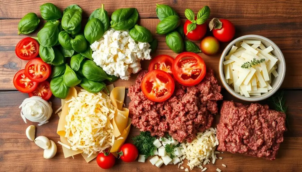 lasagna ingredients lasagna ingredients